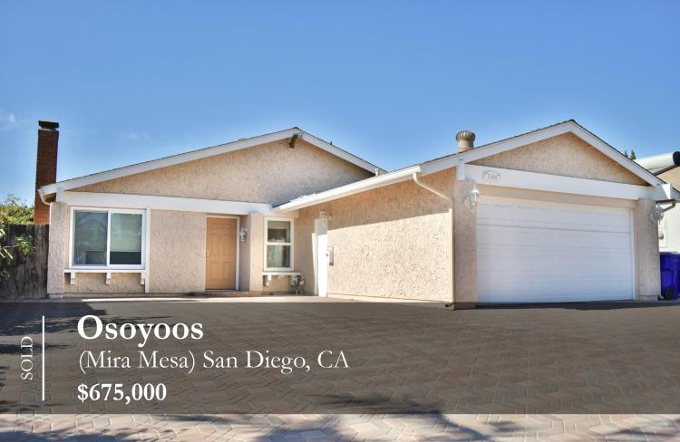 Mira Mesa<br>$675,000